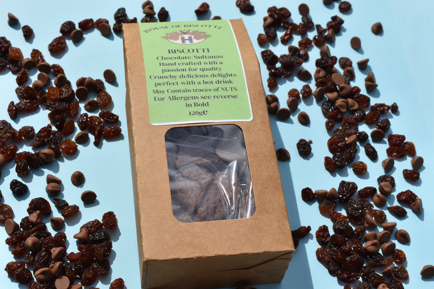 Chocolate & Sultana Biscotti
