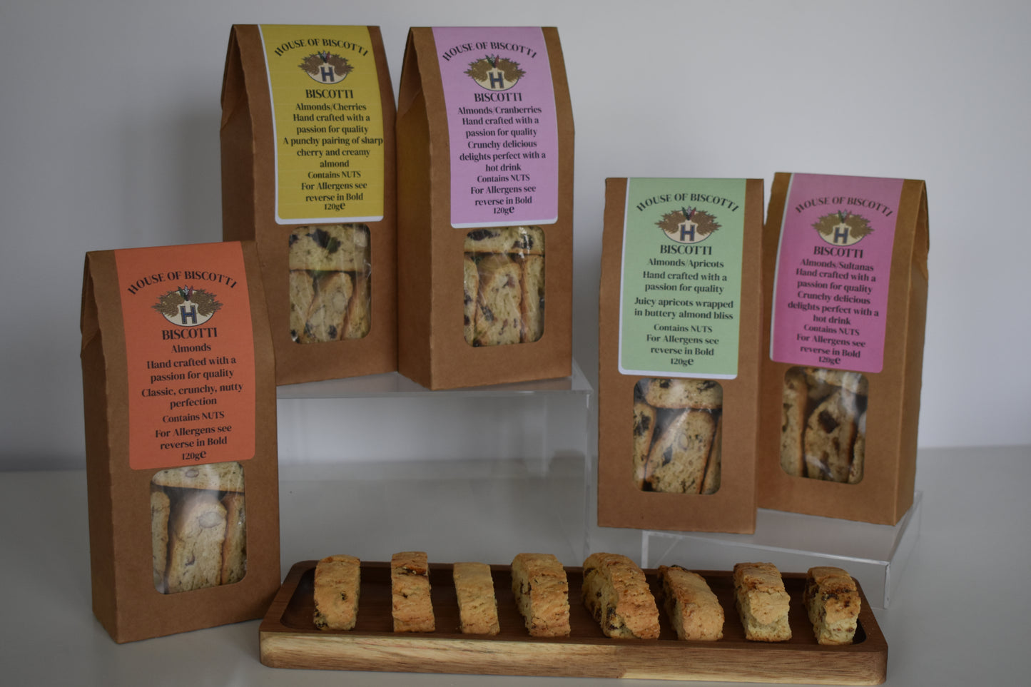 Mixed case of 5 - Mixed Almond Flavours