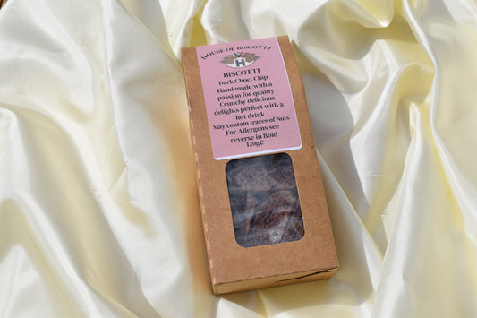 Dark Chocolate Chip Biscotti Box of 6 packs