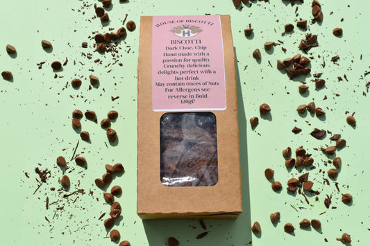 Dark Chocolate Chip Biscotti